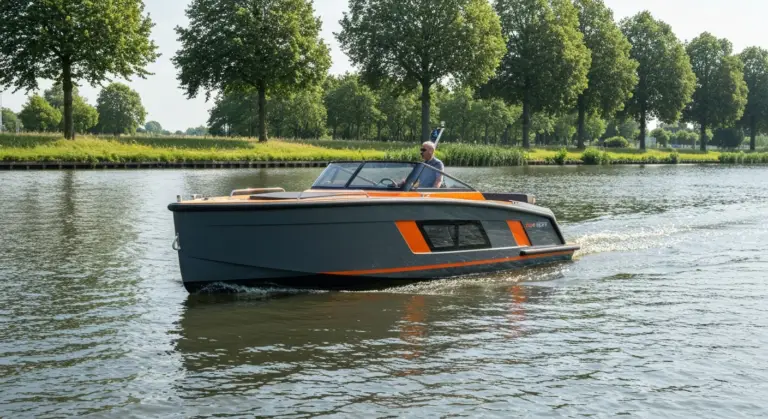 elektrische boot of hybride boot
